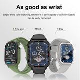 G96 Fitness Tracker for Android iOS Waterproof Activity Tracker Big Touch Screen Exercise Sport Smart Watch for Women Men