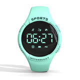 T5GL Womens Fitness Tracker Pedometer Watch Step Counter Calorie Distance 5ATM Waterproof Teens Watch Alarm Digital Ladies Fitness Watch Sport Girls