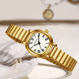 Findtime Watches for Women Ladies Watch Analogue Wristwatch Quartz Casual Elegant Gold Watch for Women Water Resistance