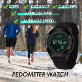 Findtime Military Watches for Men Digital Tactical Sports Compass Pedometer Calorie Step Counter Watch Waterproof Stopwatch Pacer Running Watch Alarm Electronic Nylon Strap