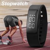 Findtime Non Bluetooth Fitness Tracker Pedometer Watch Step Counter Activity Tracker Sleep Tracker Alarm Clock Stopwatch Digital Waterproof Fitness Watch