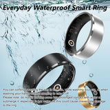 S1 Smart Ring for Men Women Gold Fitness Ring Android iOS Fitness Tracker Pedometer Heart Rate Blood Oxygen Sleep Monitor Step Counter Activity Tracker