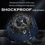 Findtime Mens Sports Watch Military Watches for Men Waterproof Watch Mens Digital Watches Rugged Watch with LED Backlight Alarm Stopwatch