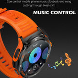 KT76 Smart Watch with Compass and Flashlight, Military Activity Tracker for Android iOS