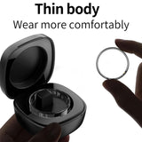 R11 Ultra Thin Smart Ring Heart Rate Monitor Sleep Tracker TikTok Scrolling Ring Blood Oxygen Fitness Tracker Blood Pressure Step Counter Pedometer Waterproof Health Smart Rings for Men Women