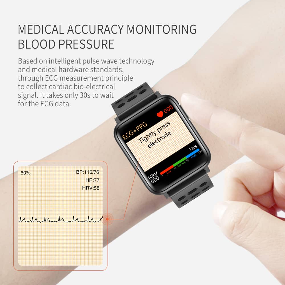Rechargeable Bluetooth Blood Pressure Monitor Smart PulseWave