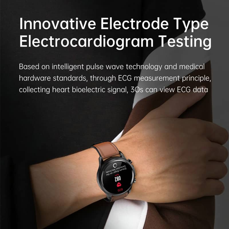 Findtime Blood Pressure Smart Watch Monitor ECG SpO2 Heart Rate Blood  Glucose Body Temperature
