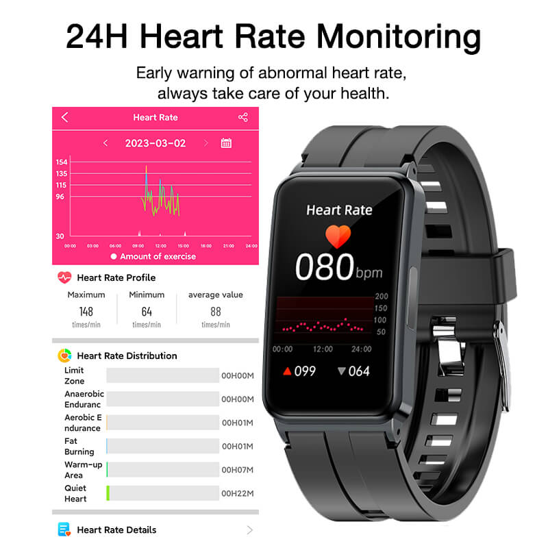 Findtime Smart Watch S19 with Air Pump&Air Bag True Blood Pressure Monitor